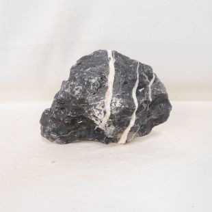 Roca Amano negra mediana con surcos para decorar acuarios en tienda online peces y acuarios, peces Alcorcón.