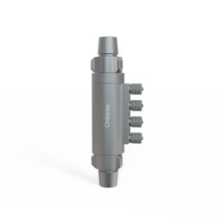 Vista lateral Chihiros Dosing Flow Adapter 16/22