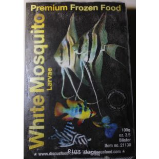 comprar alimento congelado para peces de acuario Larva Blanca Premium