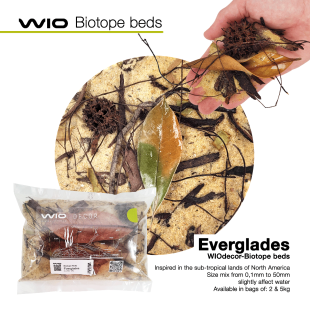 Everglades Biotope Bed Mix2 mezcla de ra&iacute;ces, horas y arena natural