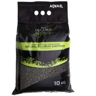 Grava Basalt 2-4mm 10Kg grava oscura para acuarios que no altera parámetros