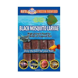 comprar alimento congelado para peces de acuario Larva Negra Premium