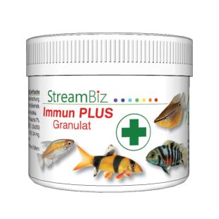Alimento granulado para mejorar la salud de los peces StreamBiz Immun Plus Granules (80g)