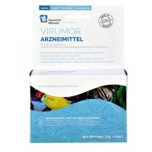 Virumor 14*500 mg medicamento para peces de acuario