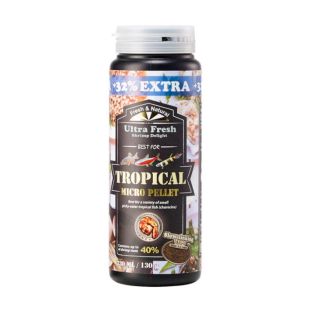 Tropical Micro pellet (330 ml) Azoo Plus Ultra Fresh, comida para los peces pequeños