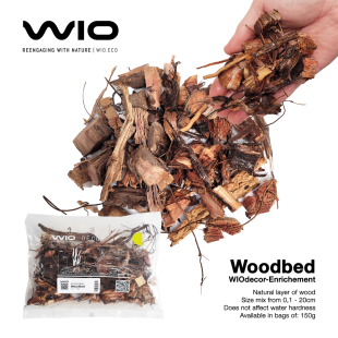 Biotopo acuario fondo maderas Woodbed Biotope Bed 150 Gr