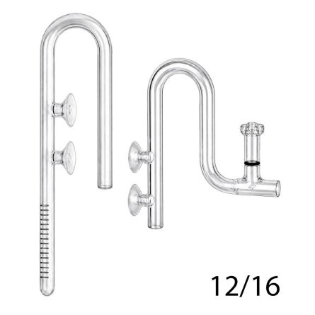 Strideways FlowSeries 12/16 mm (entrada y salida con skimmer; pipas de cristal)