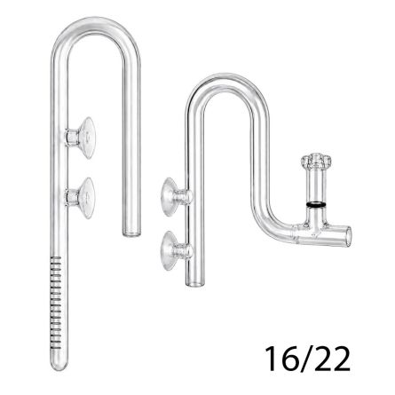 Strideways FlowSeries 16/22 mm (entrada y salida con skimmer; pipas de cristal)