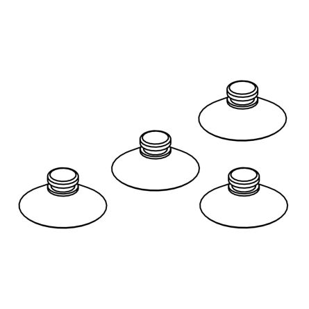Ventosas de repuesto para las bombas de Sicce Syncra 0.5/1.0/1.5 (4 uds)